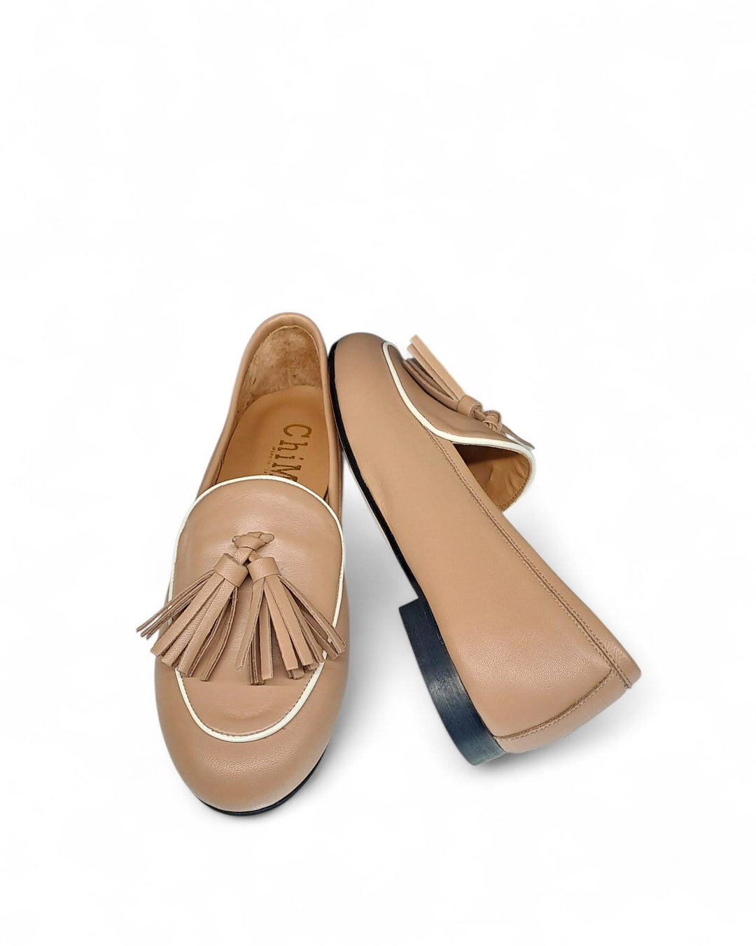 Pink/Bluette Nappa Moccasin