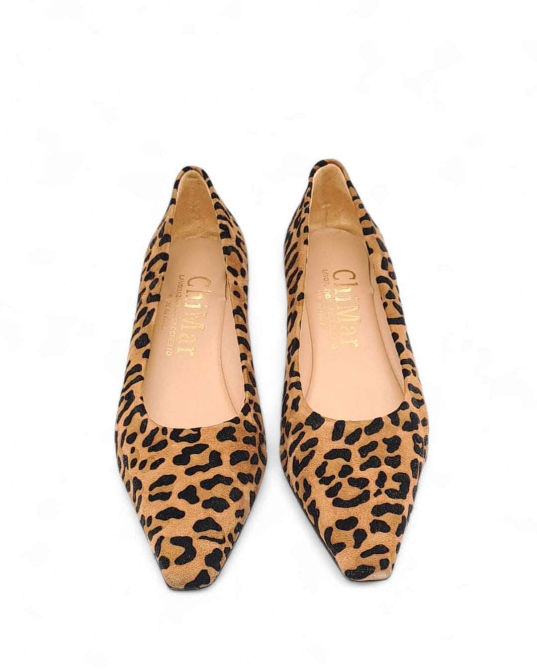 Décolleté  Carlotta Camoscio Floccato Brandy