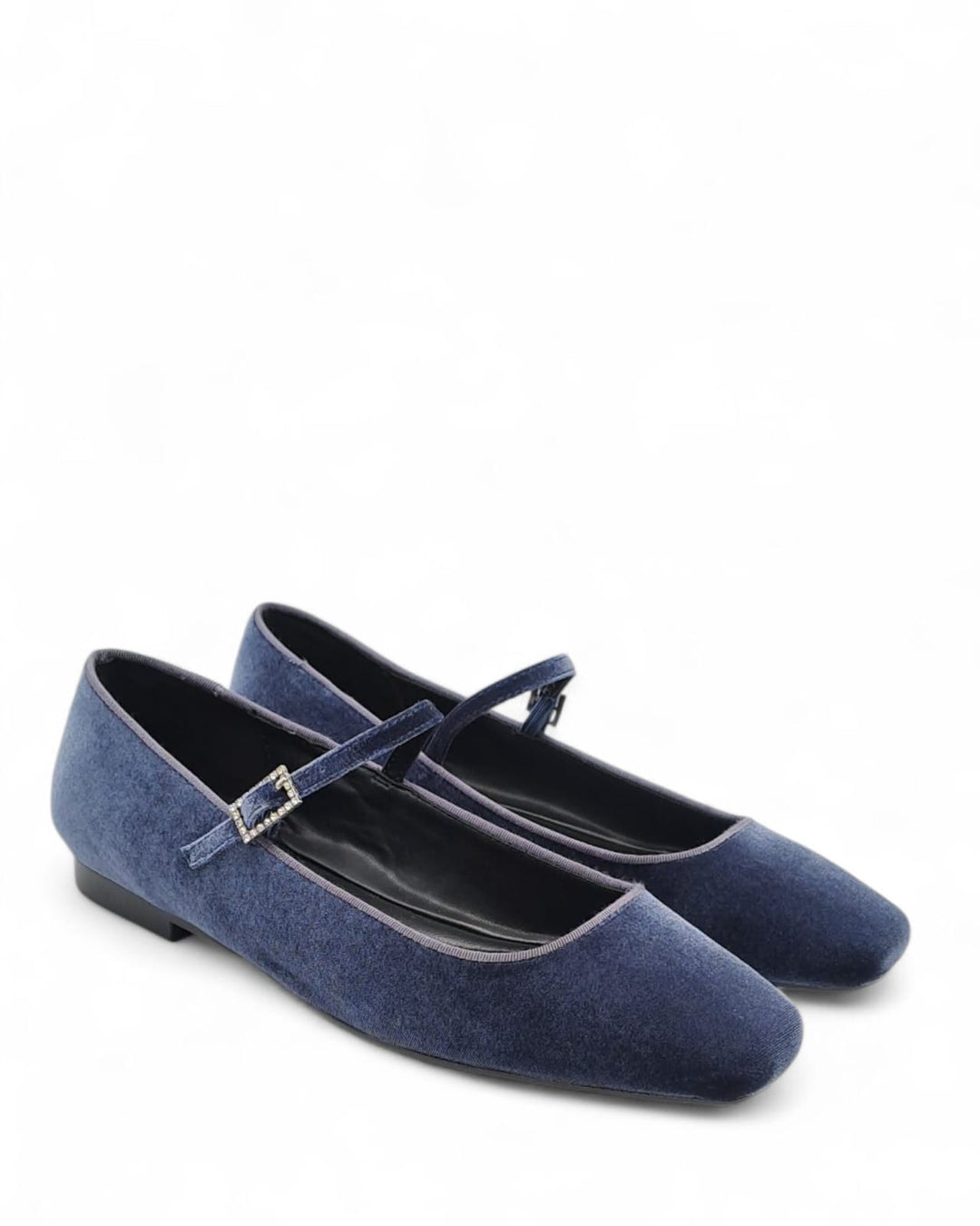 Mary Jane Silvia Velluto Indaco