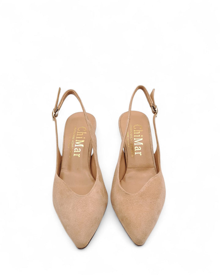 Slingback  Rebecca Camoscio Legno