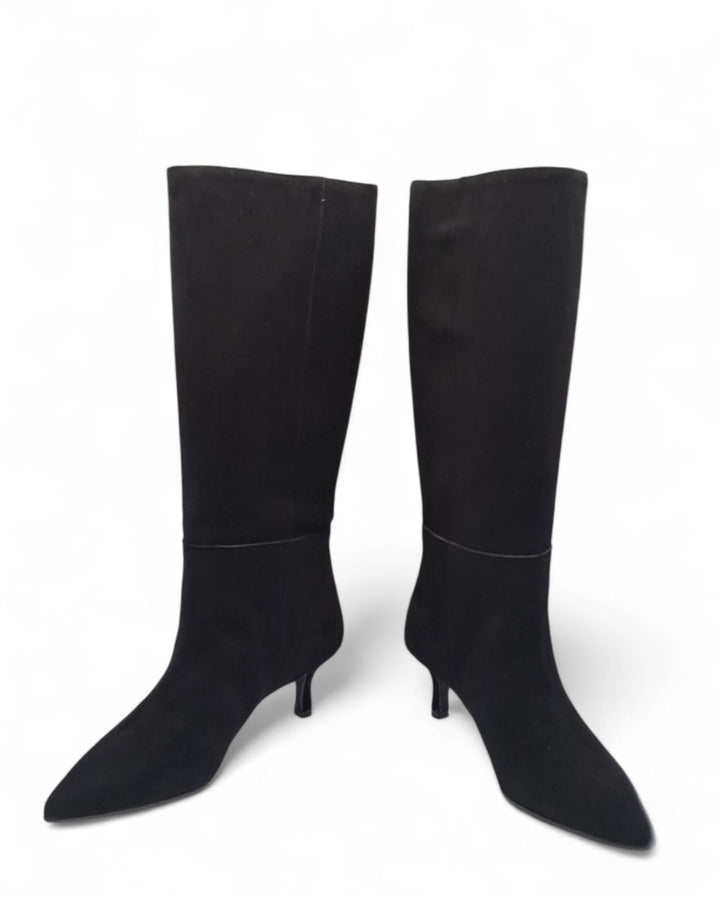 Stivale Gaia Camoscio Nero