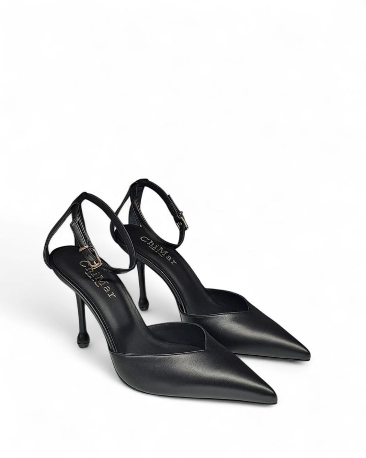 Slingback Lucrezia Nappa Nero