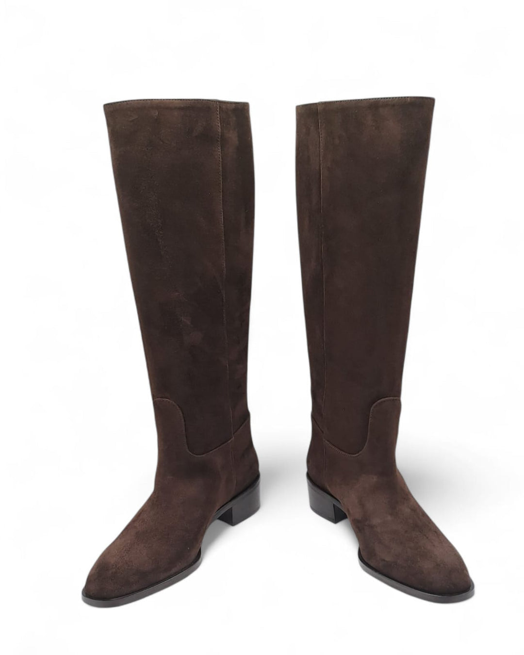 Stivali Chloe Camoscio Testa Di Moro