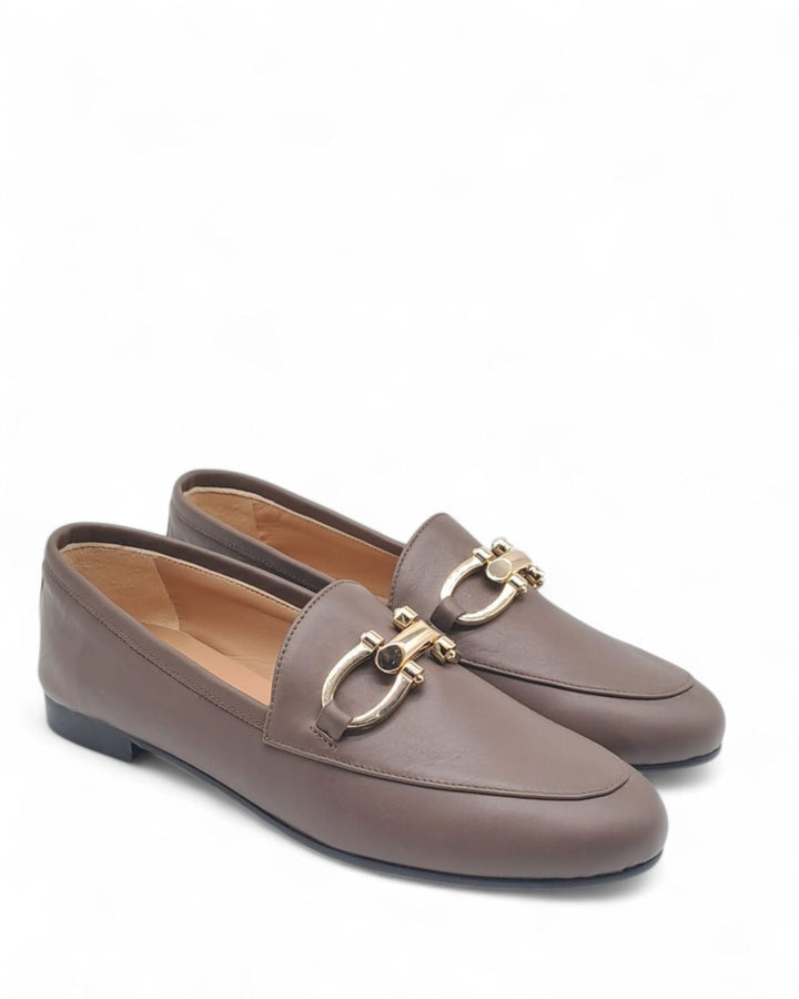 Mocassino Clarissa Pelle Tortora