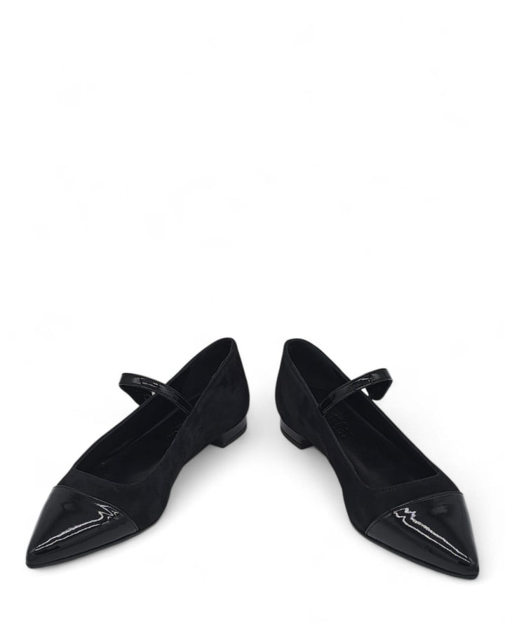 Ballerina Fatima  Camoscio  Nero