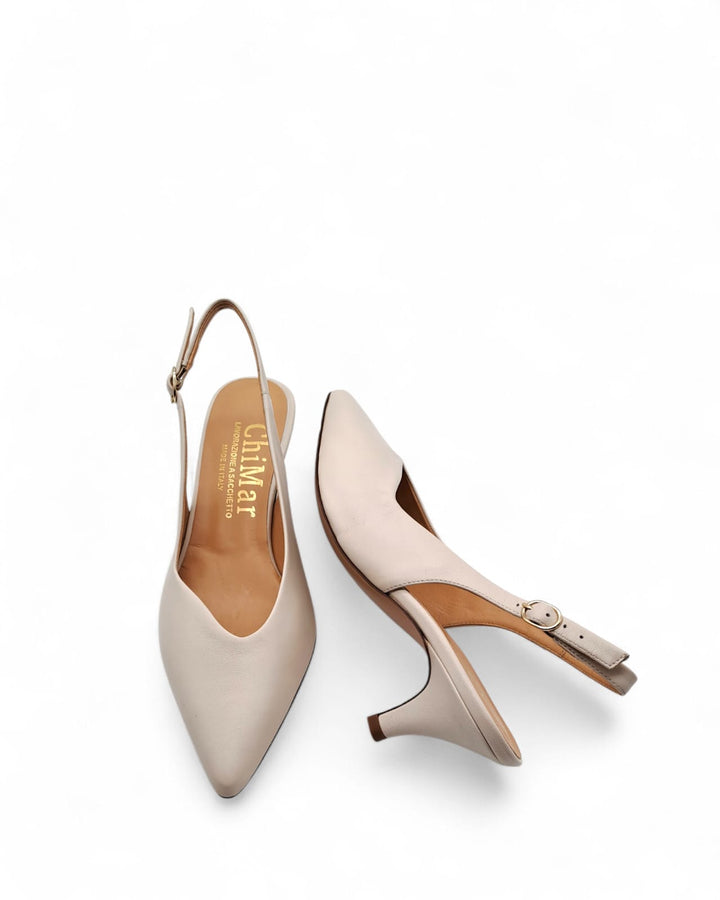 Slingback T.6  Rebecca Nappa Milk