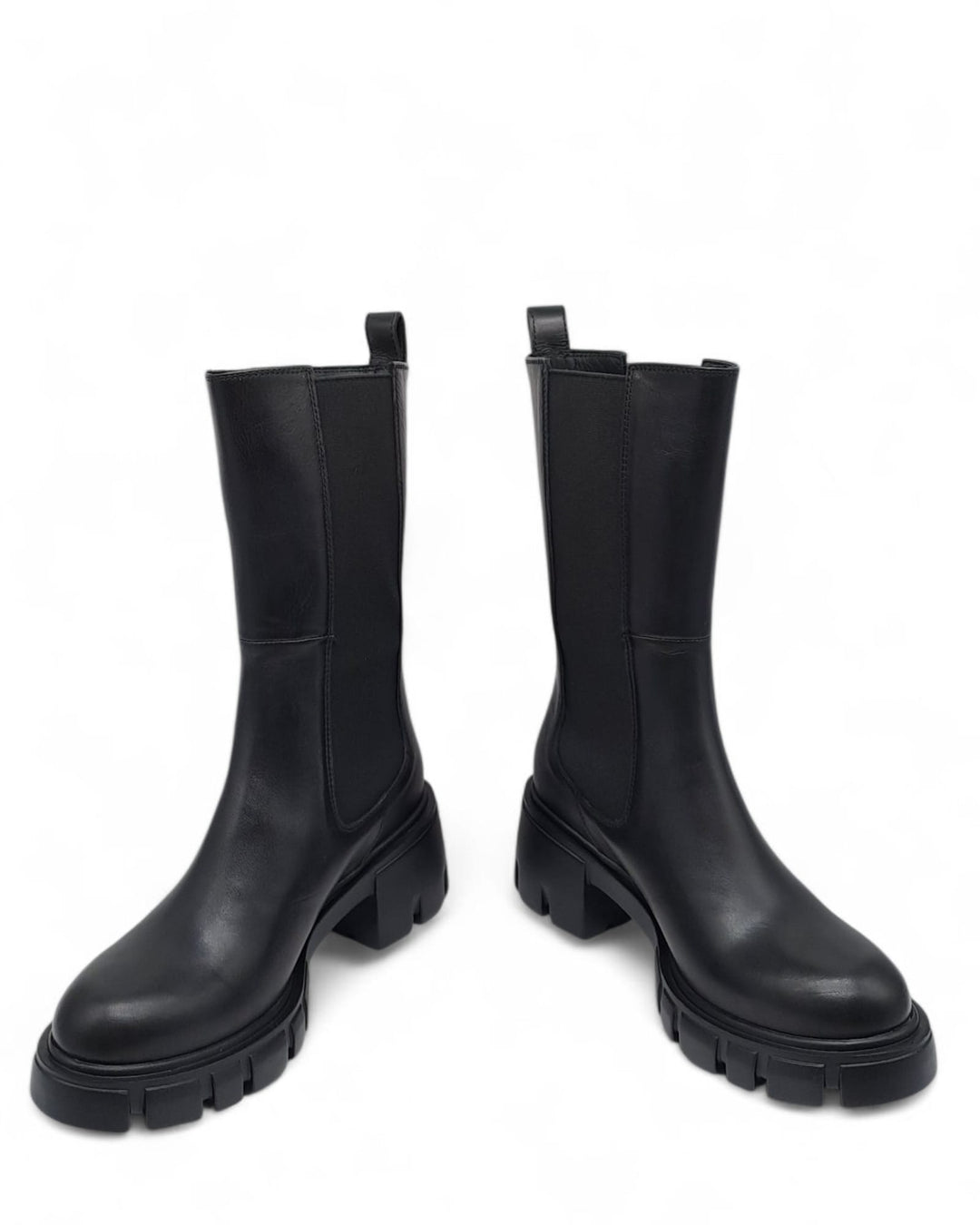 Combat boots Tiffany Vitello Nero