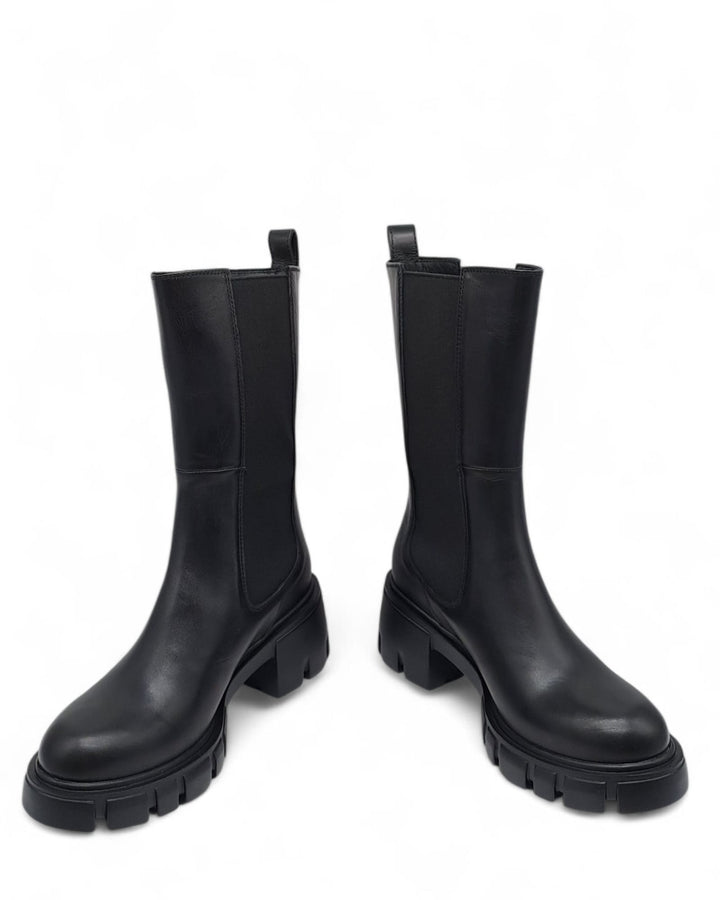 Combat boots Tiffany Vitello Nero