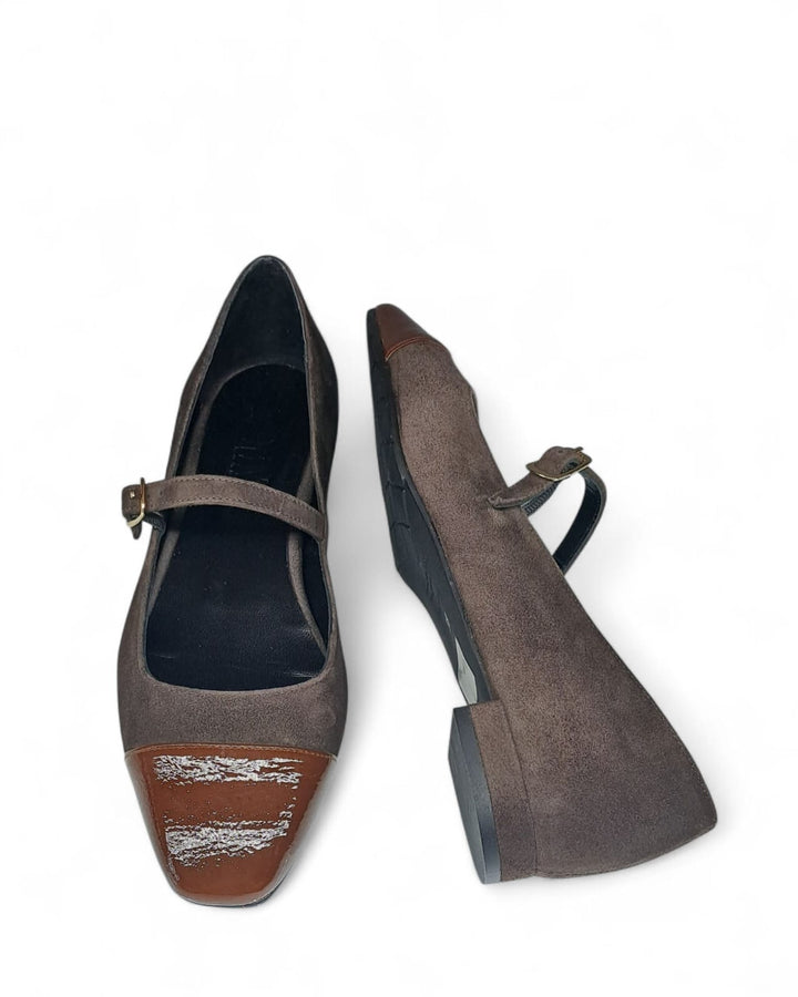 Ballerina Laura  Camoscio Testa di Moro