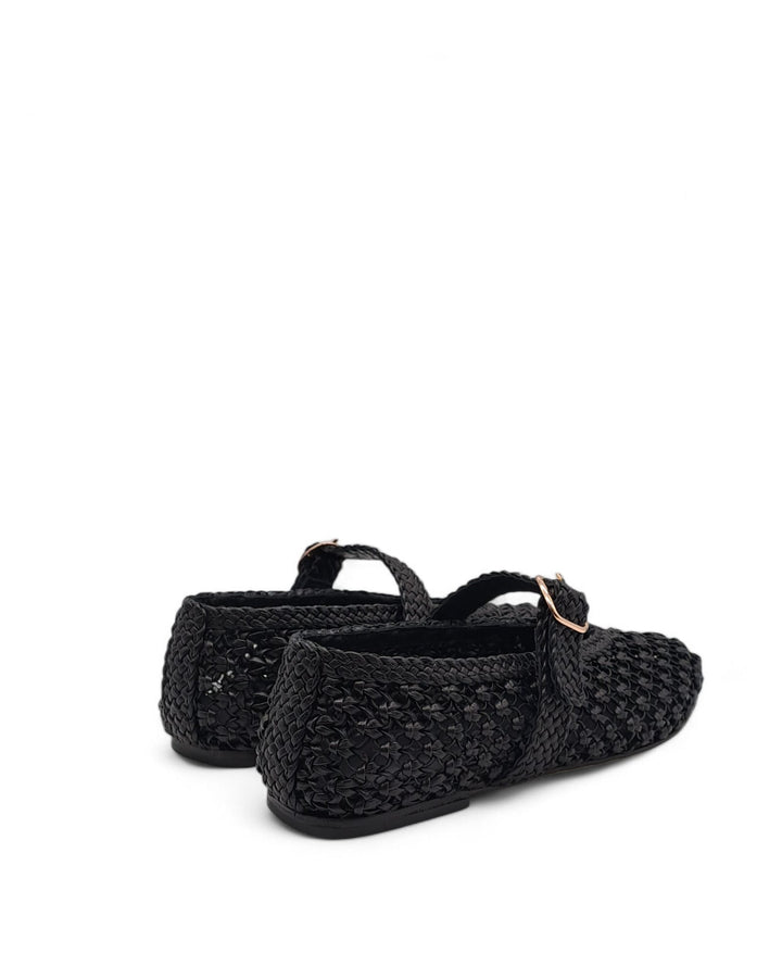 Ballerina Flavia Black Weave