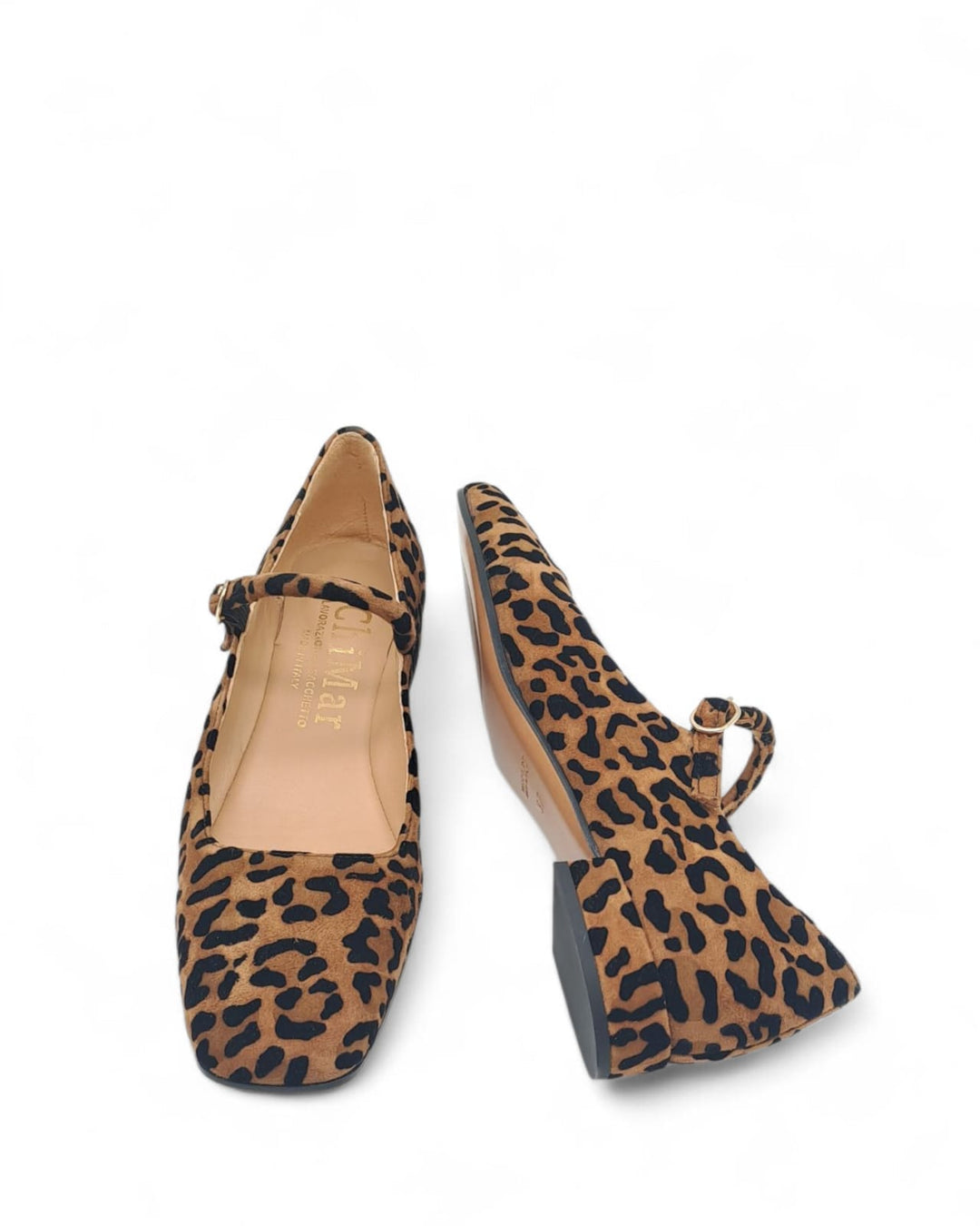 Ballerina Clara Camoscio Floccato Brandy