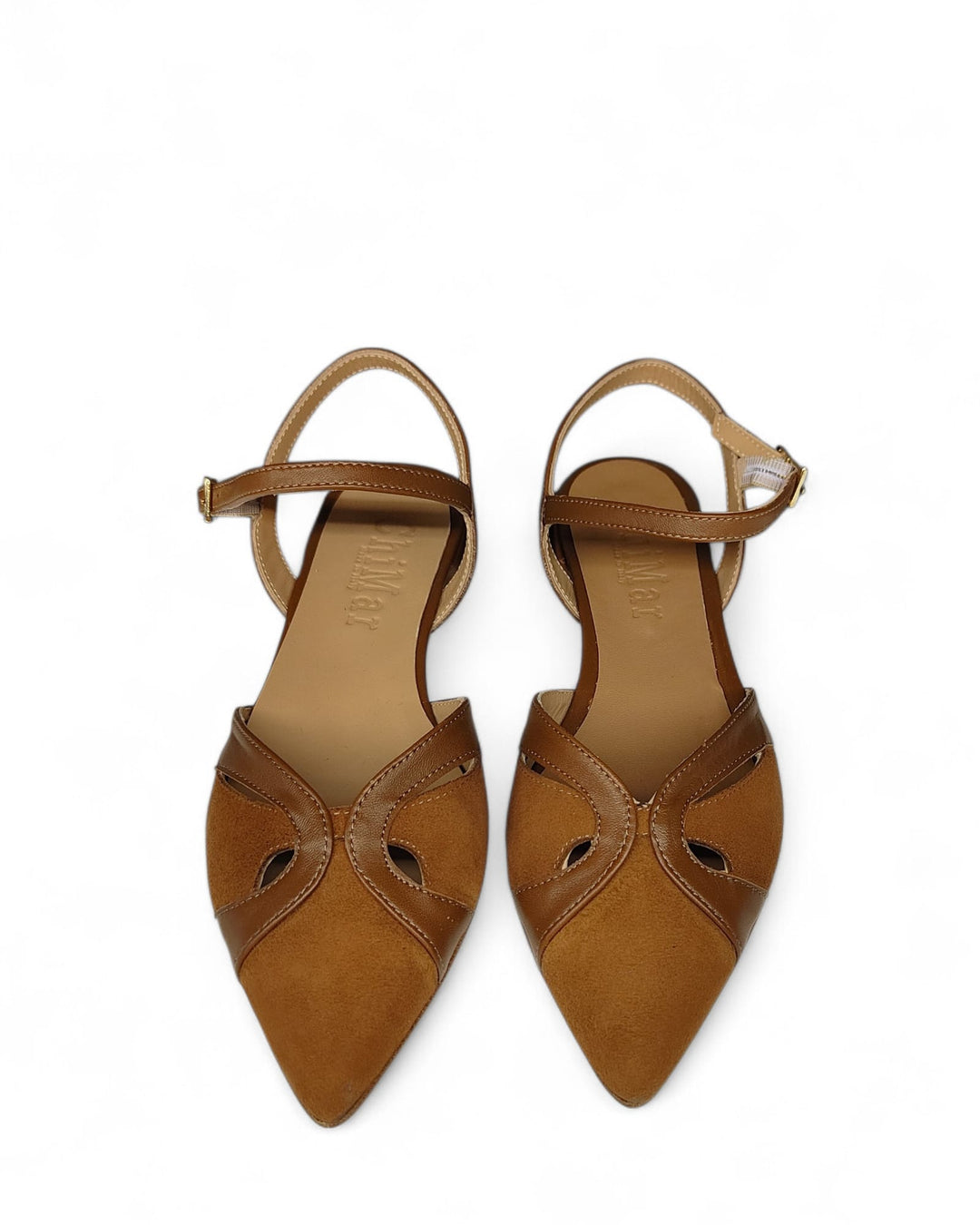 Slingback  Lorella  Camoscio Cuoio