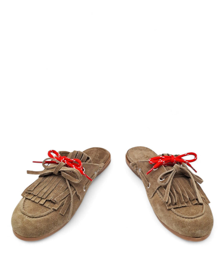 Manal Tassel Moccasin Suede TDM