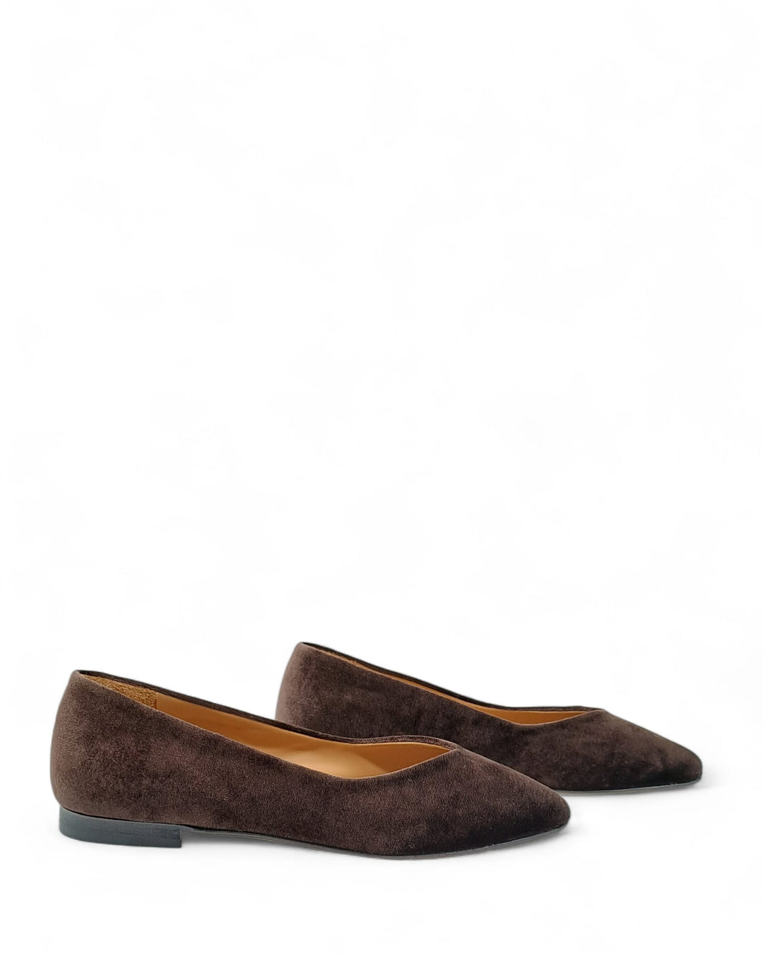 Ballerina V velluto Testa di Moro