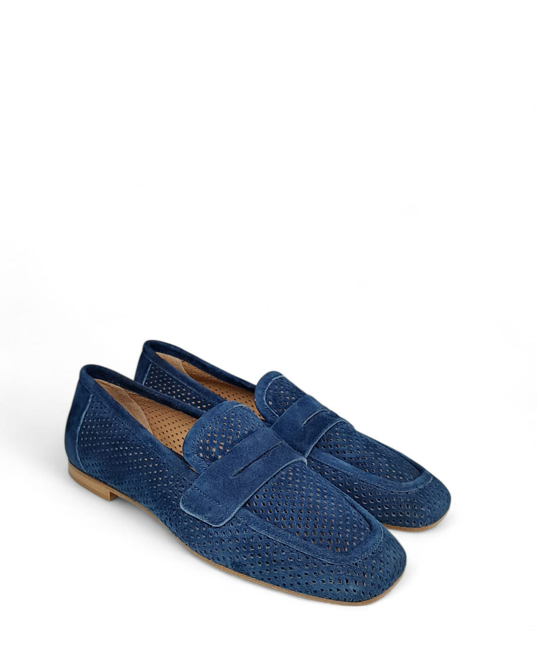 Mocassino Cira Camoscio  Blu Indaco