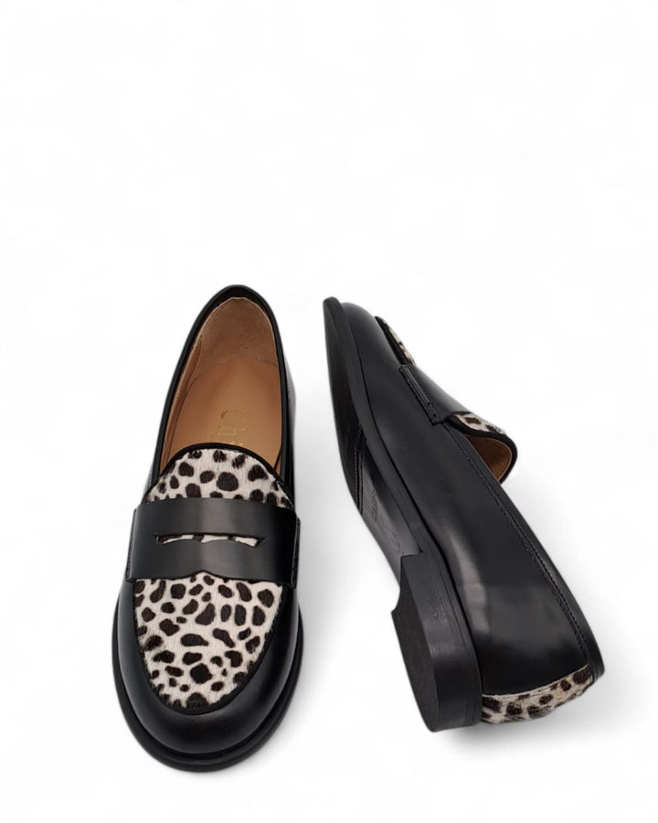 Mocassino Manal in Pelle  Anticata / Cavallino Pony