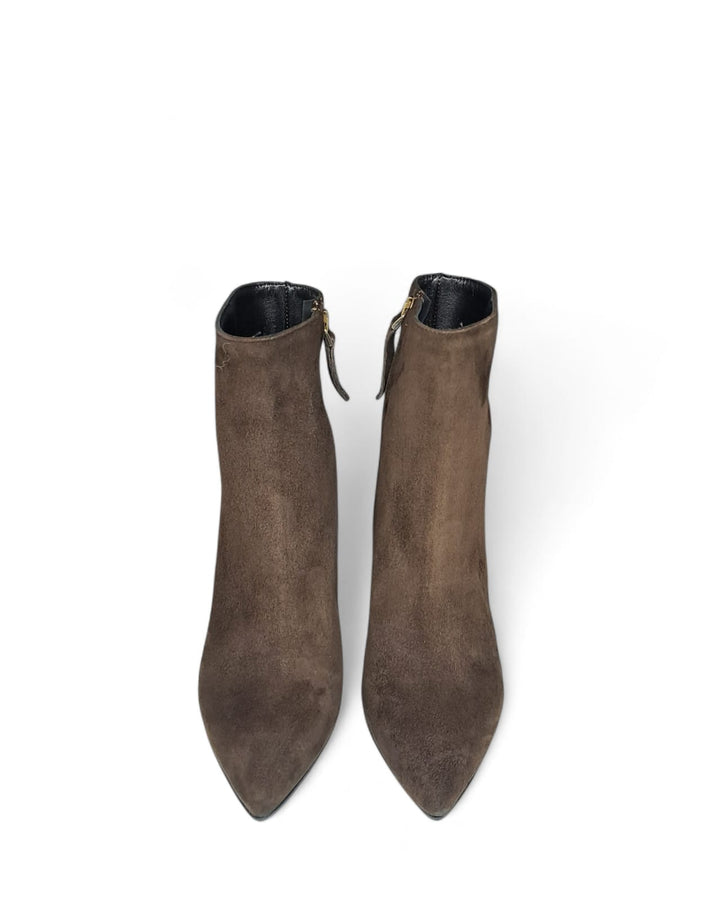 Tronchetto Ilenia T.7 cm   Camoscio Testa di Moro