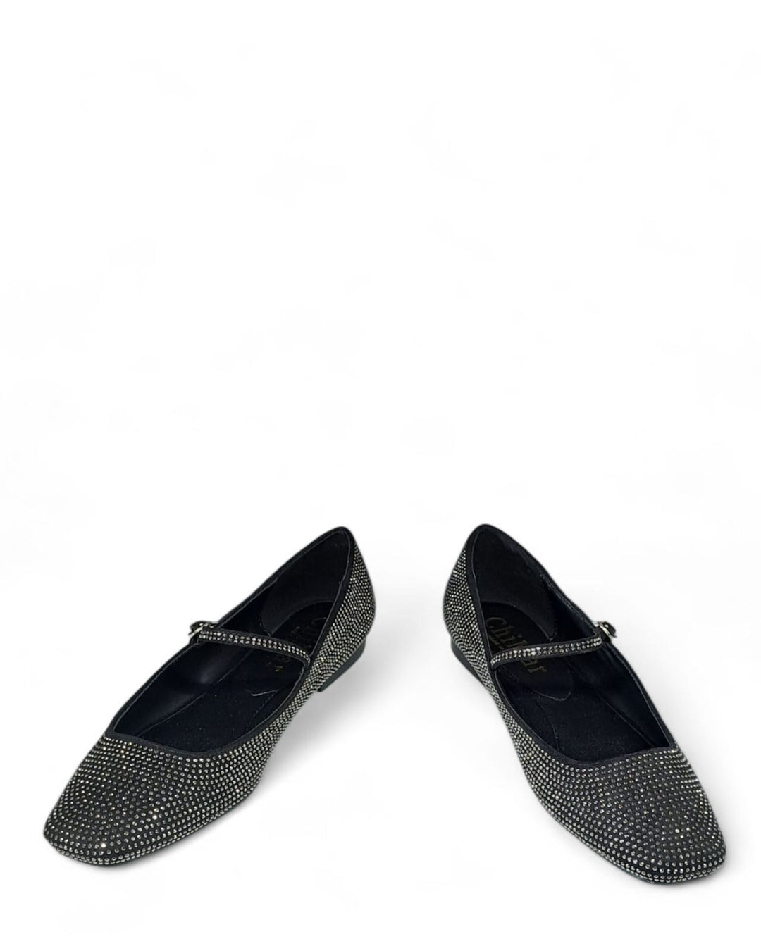 Mary Jane Silvia Strass Nero