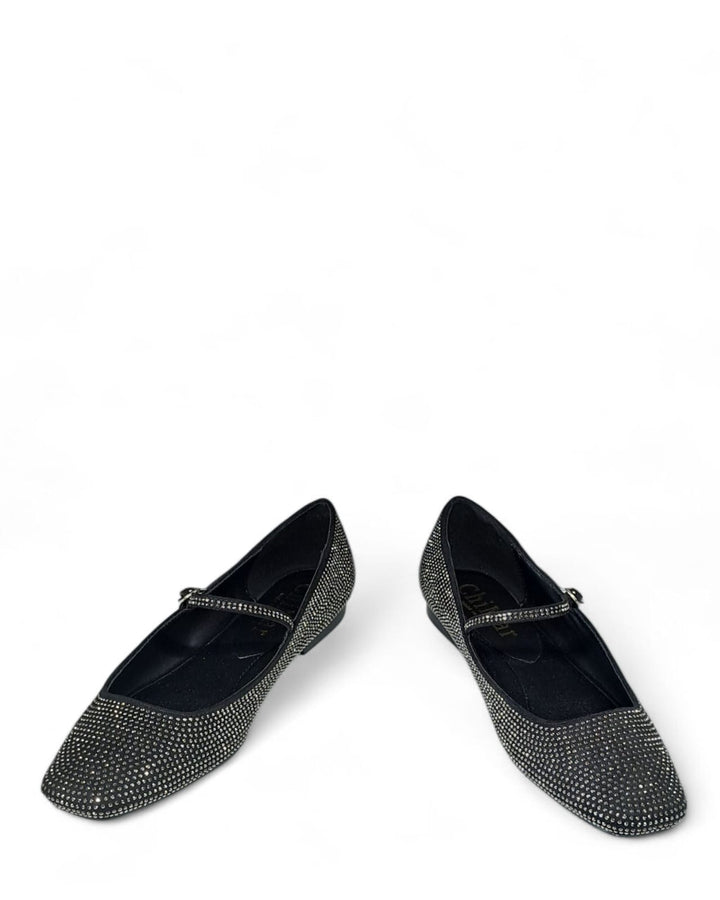 Mary Jane Silvia Strass Nero