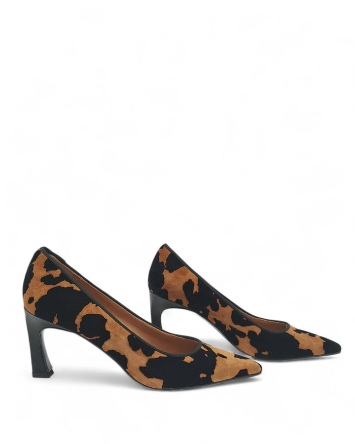 Décolleté  Iris Camoscio Floccato Brandy