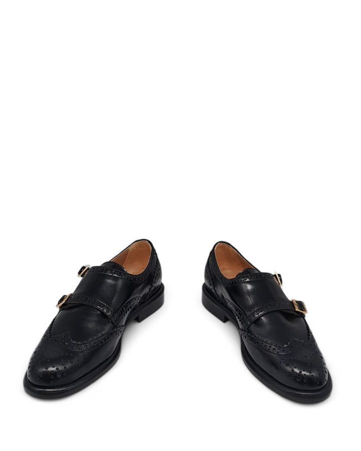 Mocassino Paris Doppia Fibbia  Egeo Nero