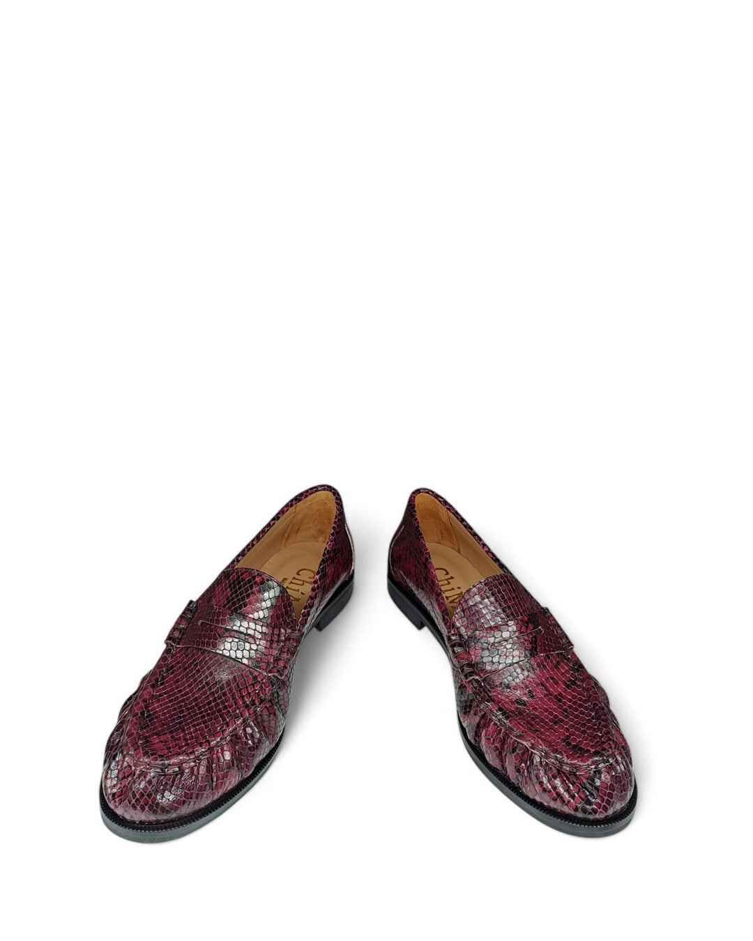 Mocassino Diana  Pitone Bordeaux