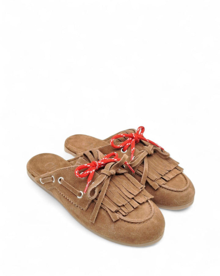 Manal Tassel Moccasin Suede TDM