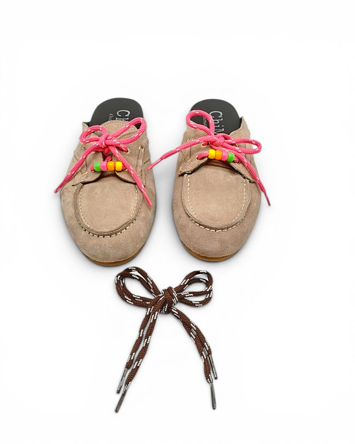 Mules Iris Camoscio Corda