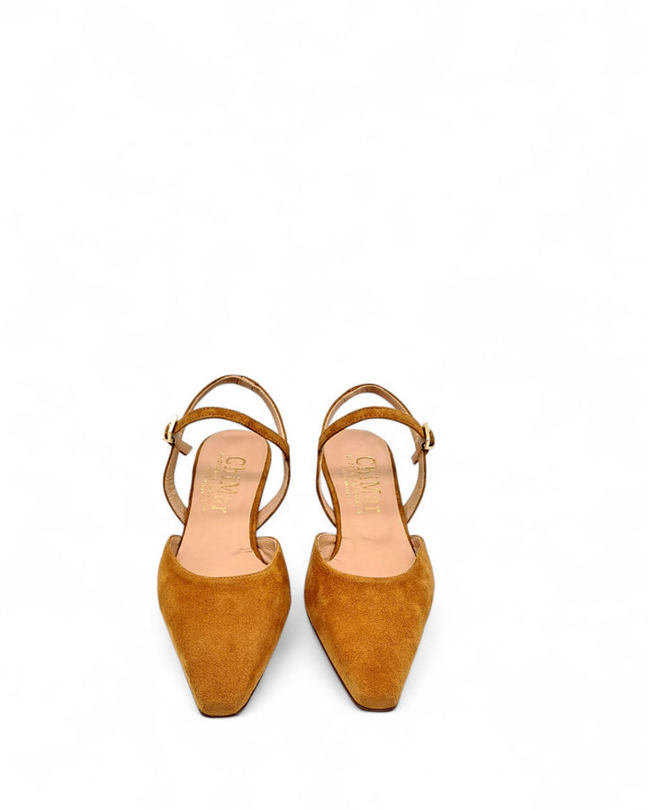 Slingback Alyssa  Camoscio Cuoio