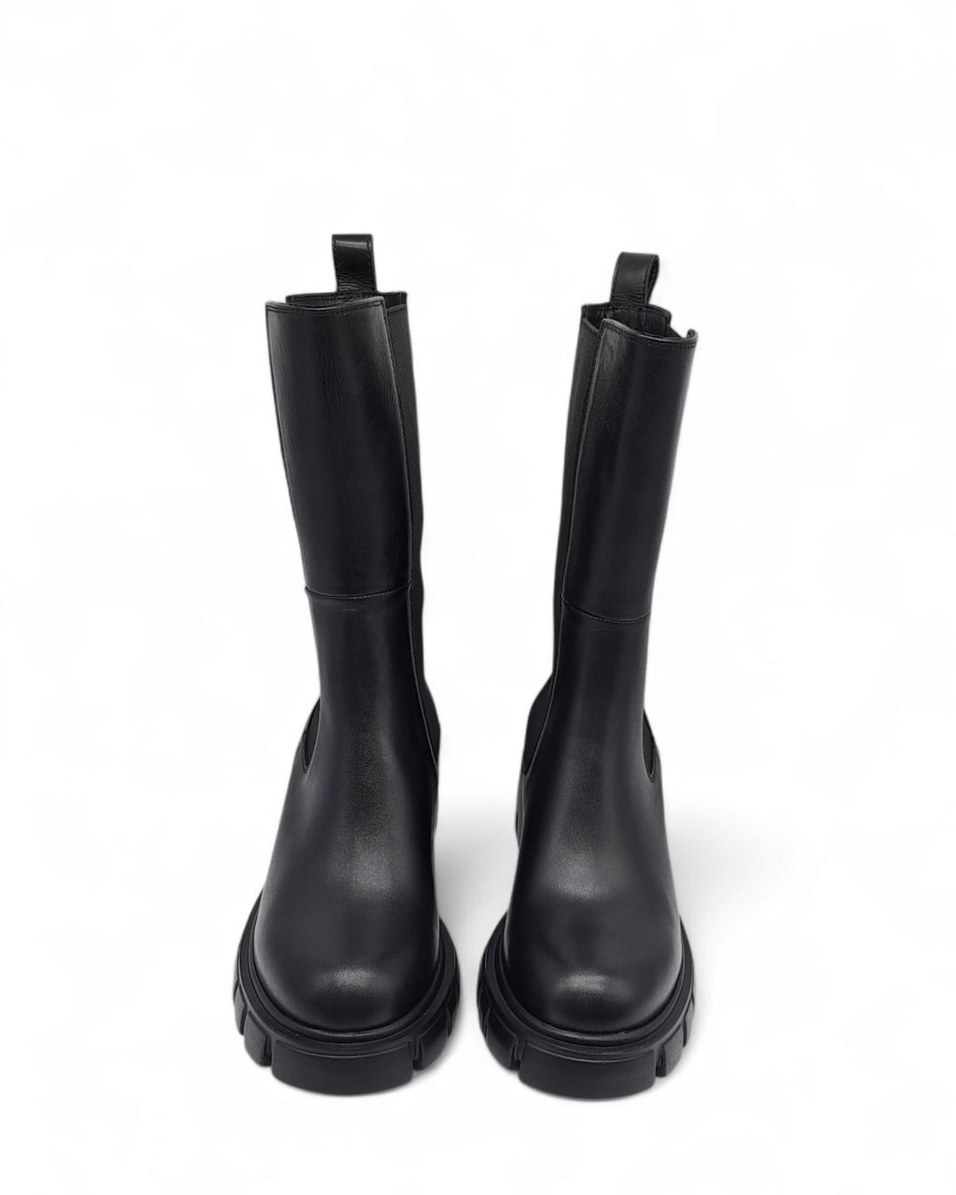 Combat boots Tiffany Vitello Nero