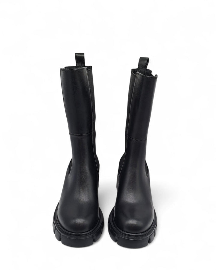 Combat boots Tiffany Vitello Nero