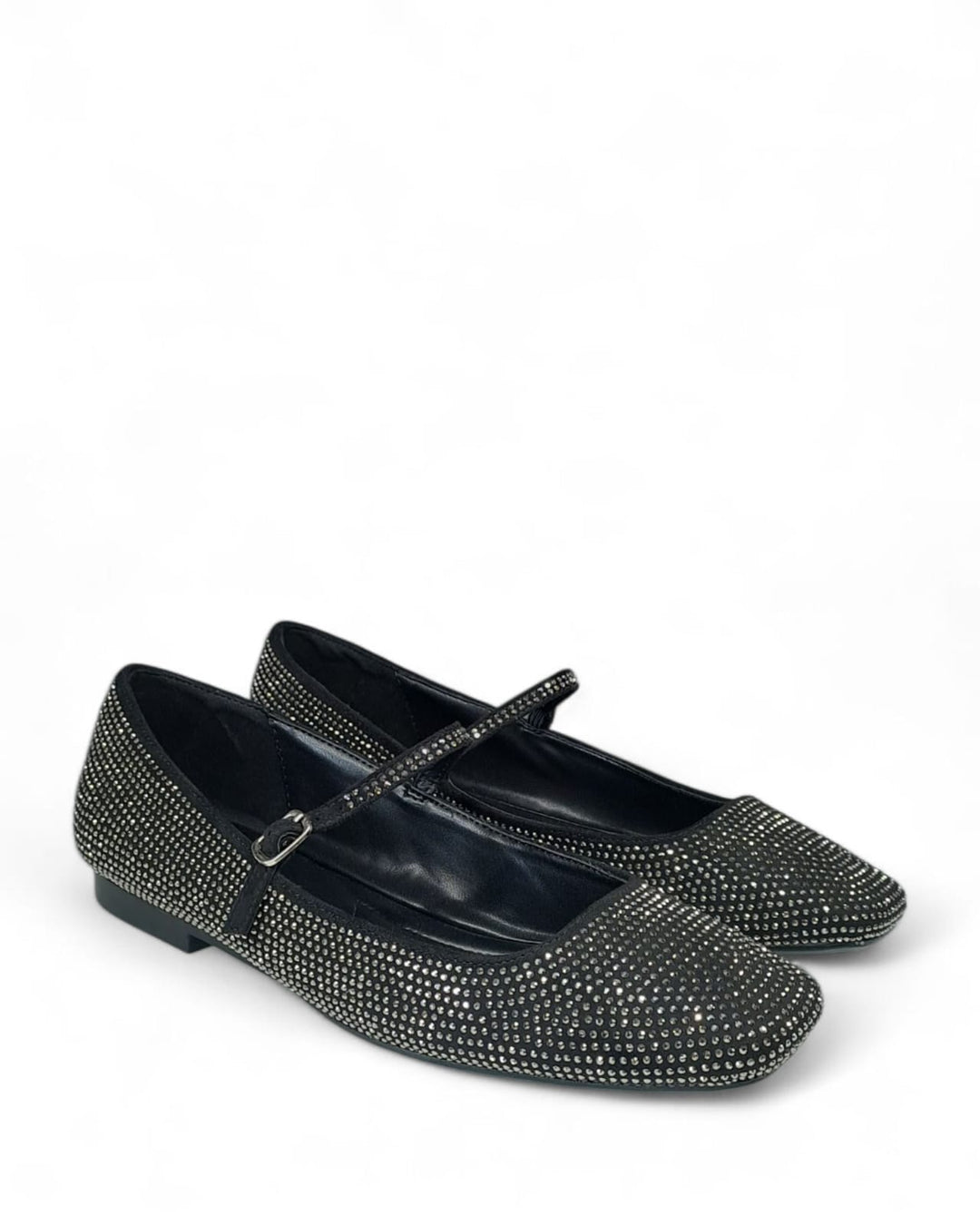 Mary Jane Silvia Strass Nero