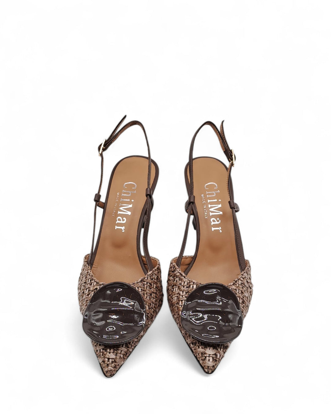 Slingback  Carol Rafia "593" Testa di Moro
