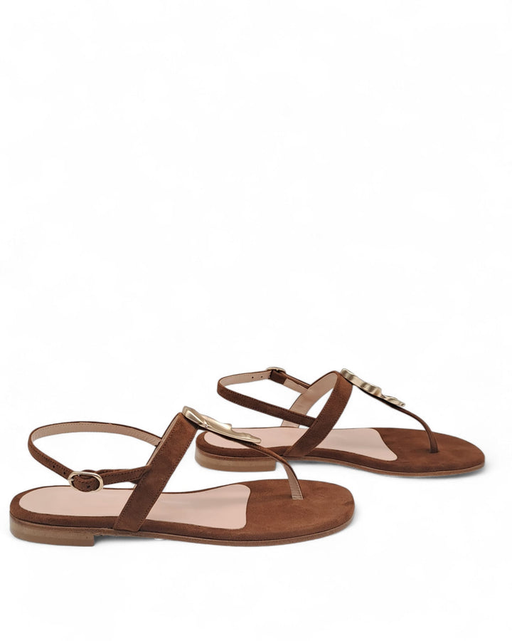 Ravello Nappa Sandal Nude