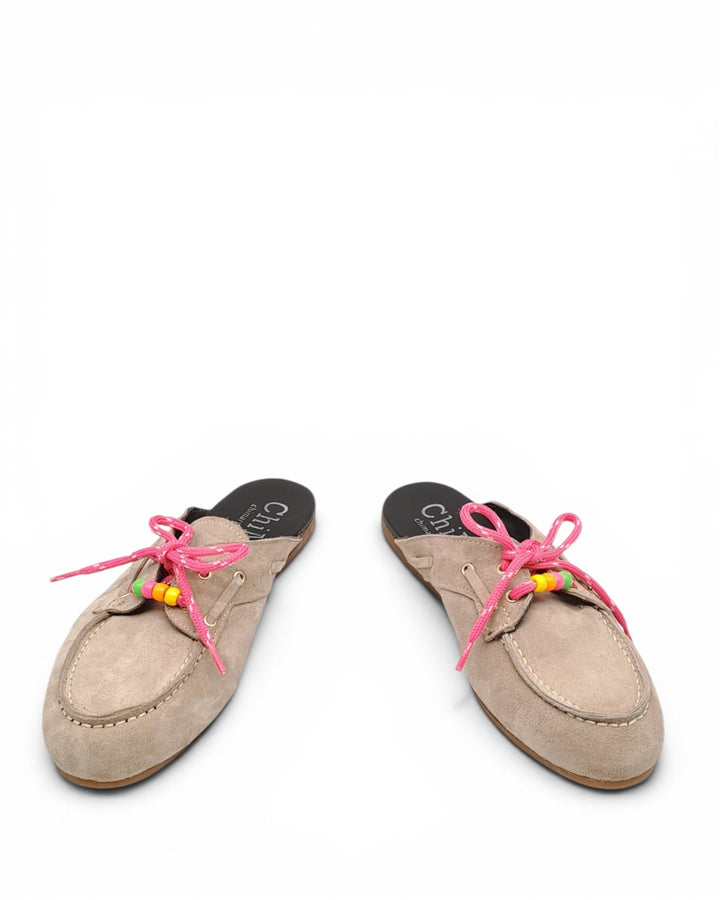 Mules Iris Camoscio Corda