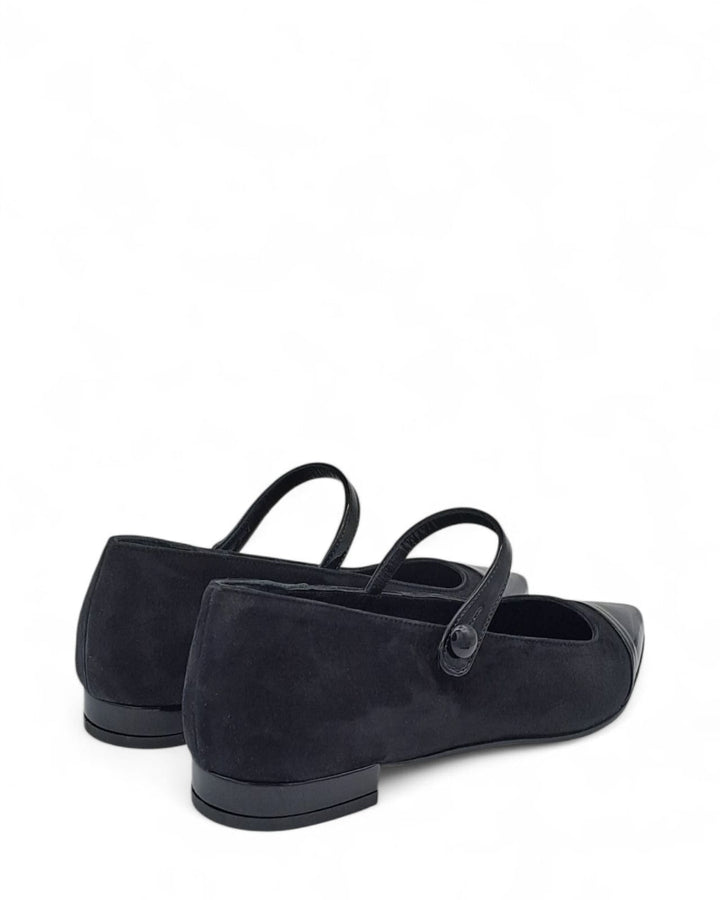 Ballerina Fatima  Camoscio  Nero