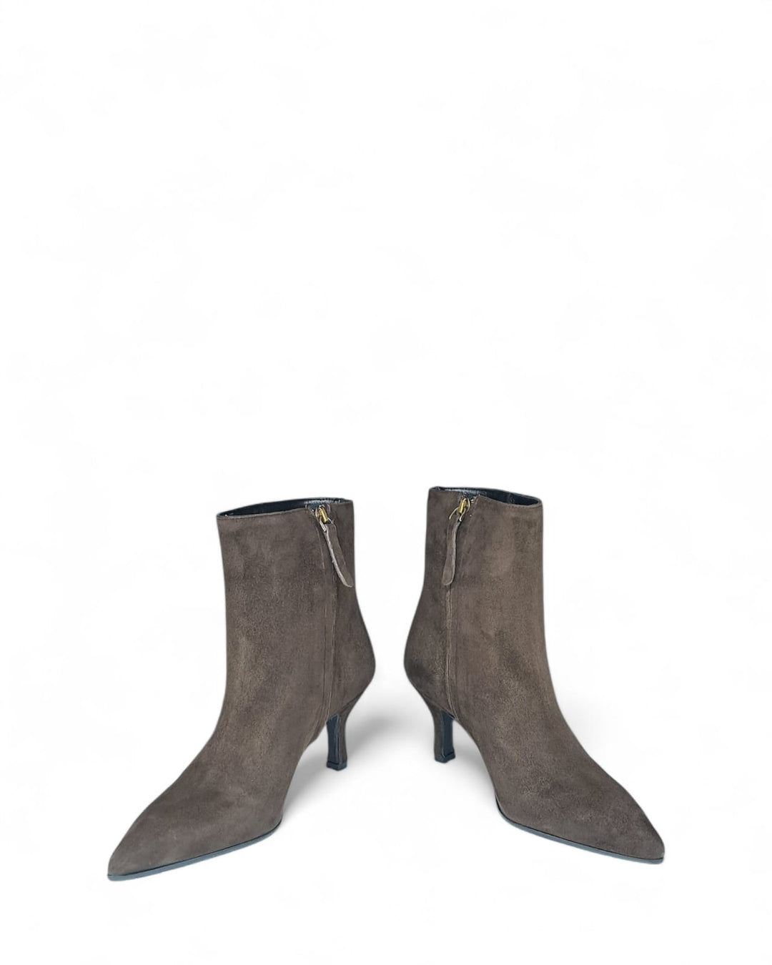 Tronchetto Ilenia T.7 cm   Camoscio Testa di Moro