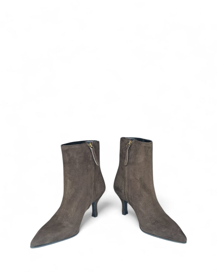 Tronchetto Ilenia T.7 cm   Camoscio Testa di Moro