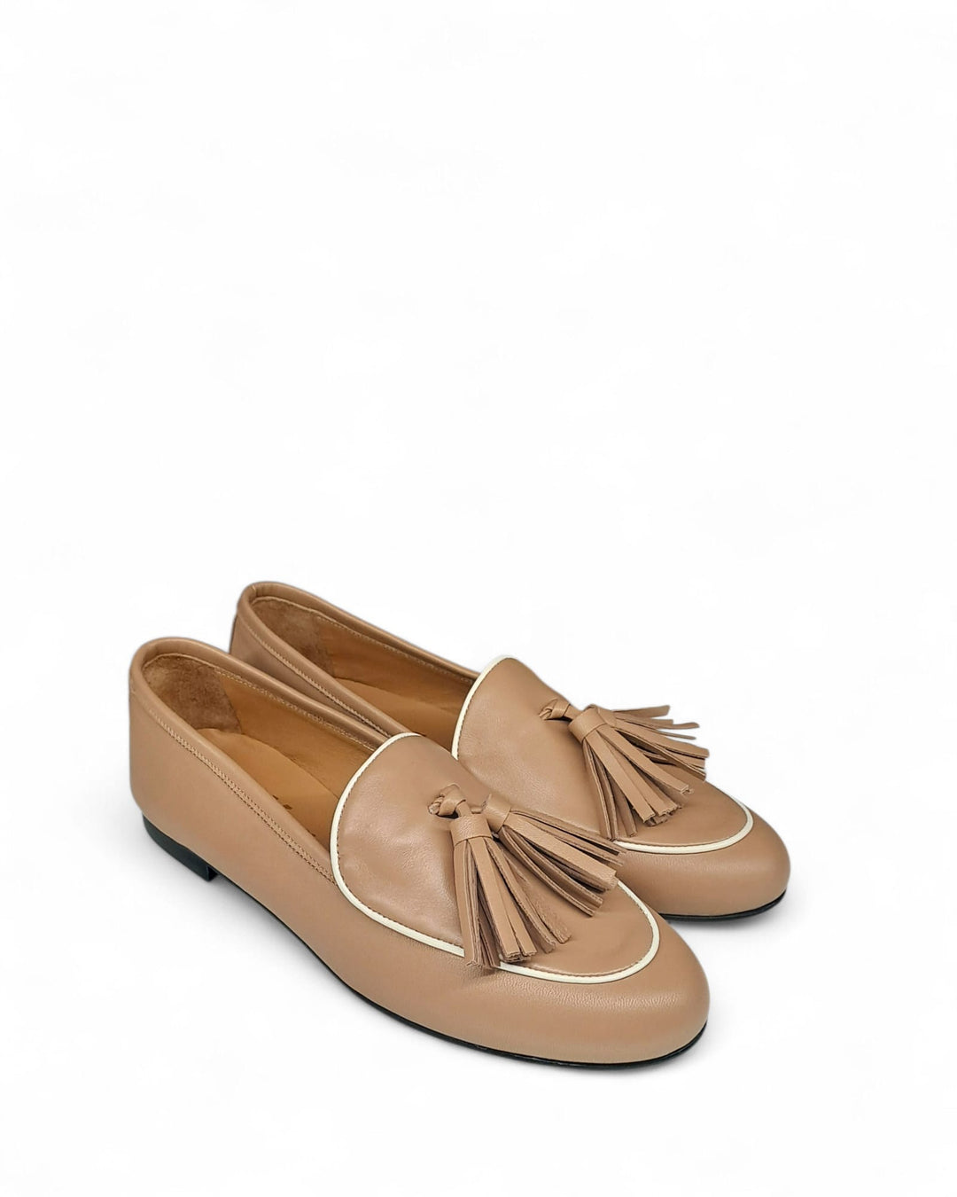 Pink/Bluette Nappa Moccasin
