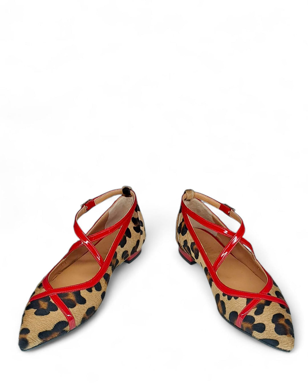 Ballerina  Cortina  Cavallino Leopard / Rosso