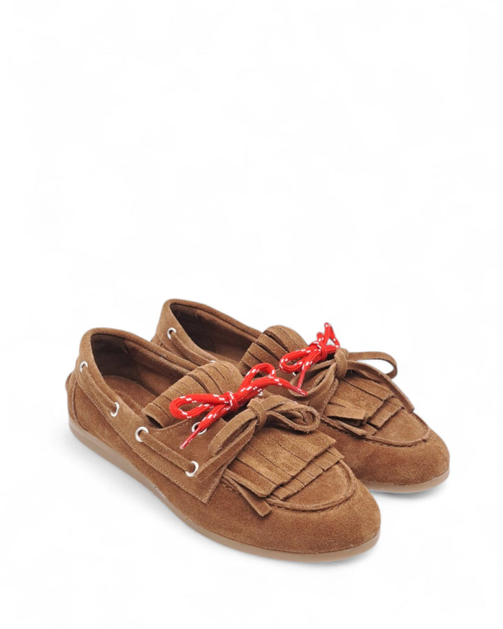 Manal Tassel Moccasin Suede TDM