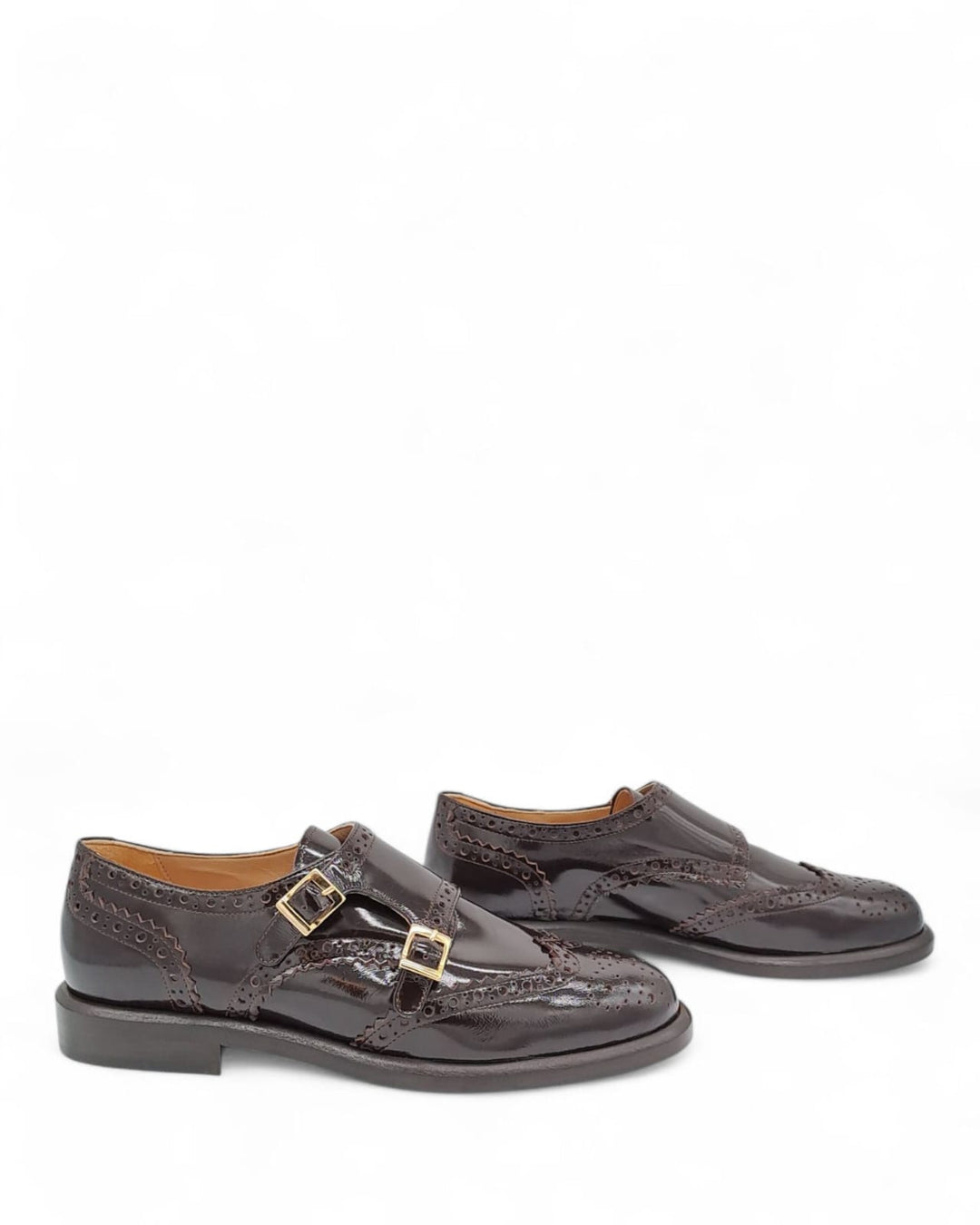 Mocassino Paris Doppia Fibbia  Pelle Brown