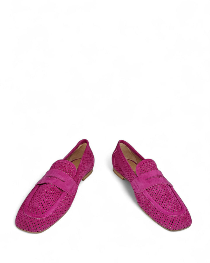 Mocassino Cira Camoscio  Ciclamino