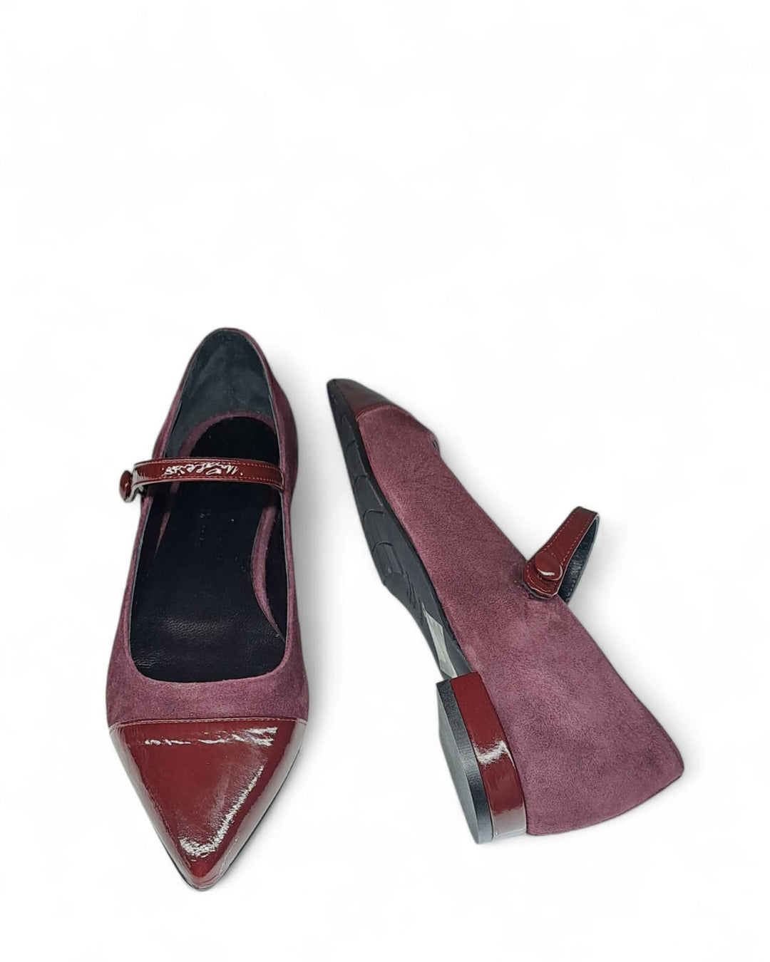 Ballerina Fatima  Camoscio Vino