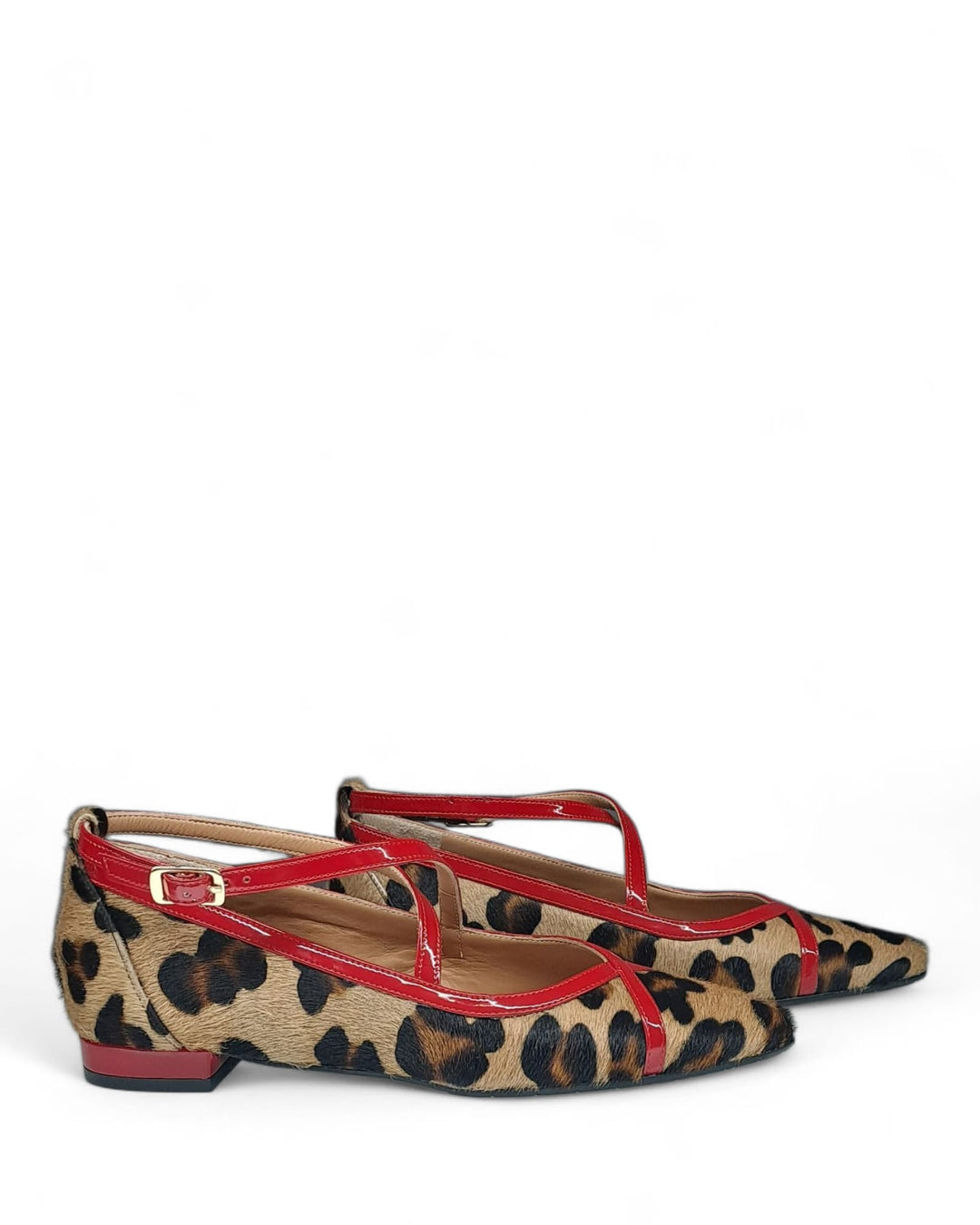 Ballerina  Cortina  Cavallino Leopard / Rosso