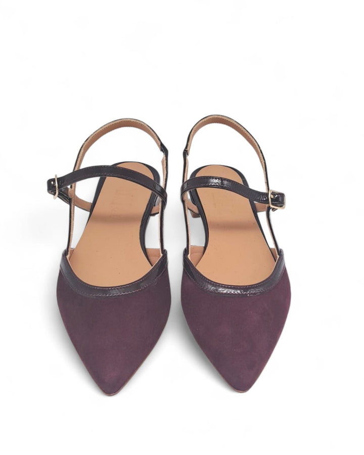 Slingback Elsa  Camoscio  Bordeaux