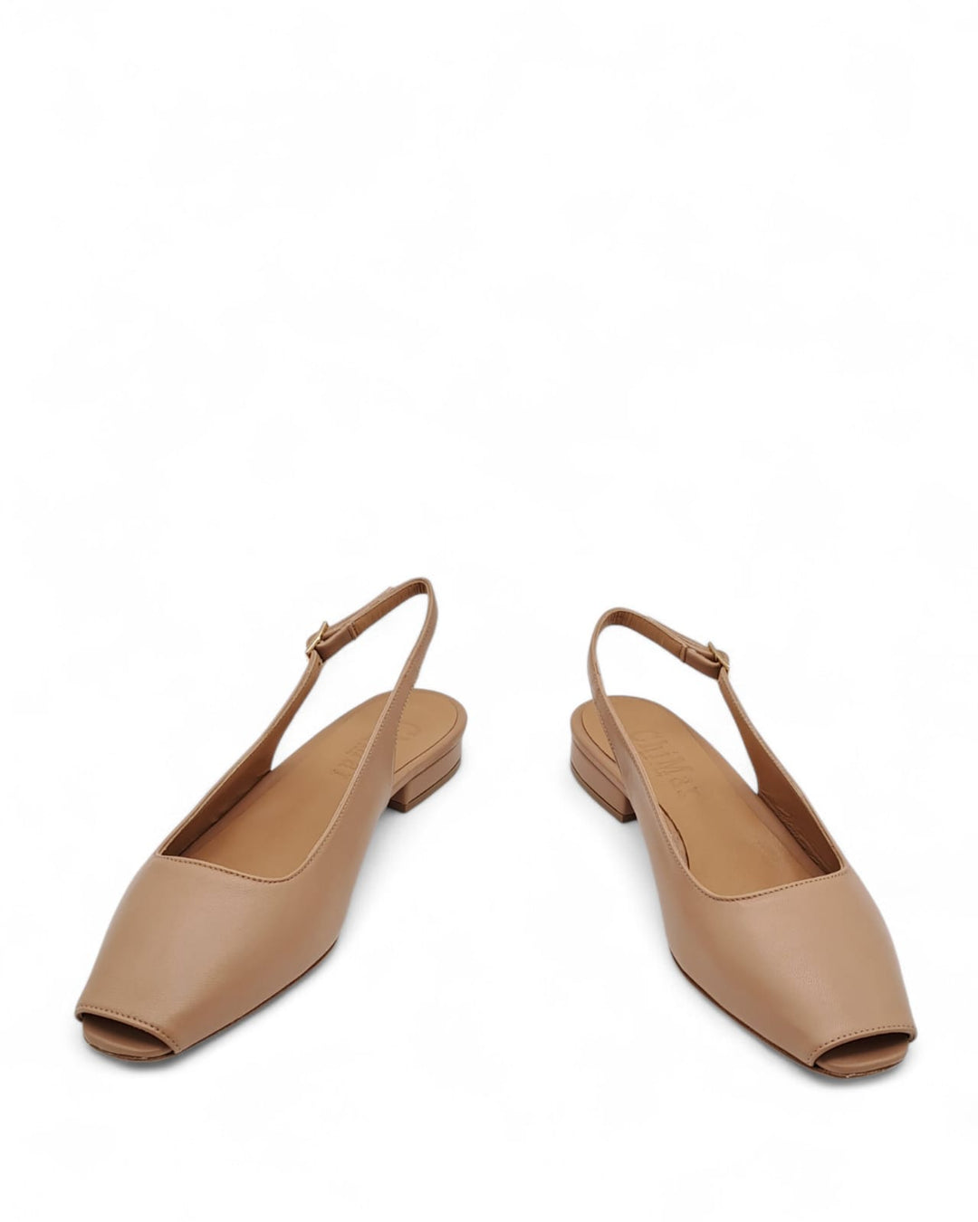 Slingback  Nency  Nappa Nude