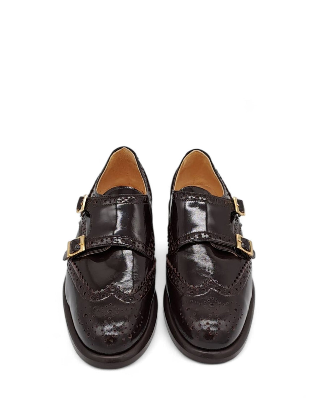 Mocassino Paris Doppia Fibbia  Pelle Brown