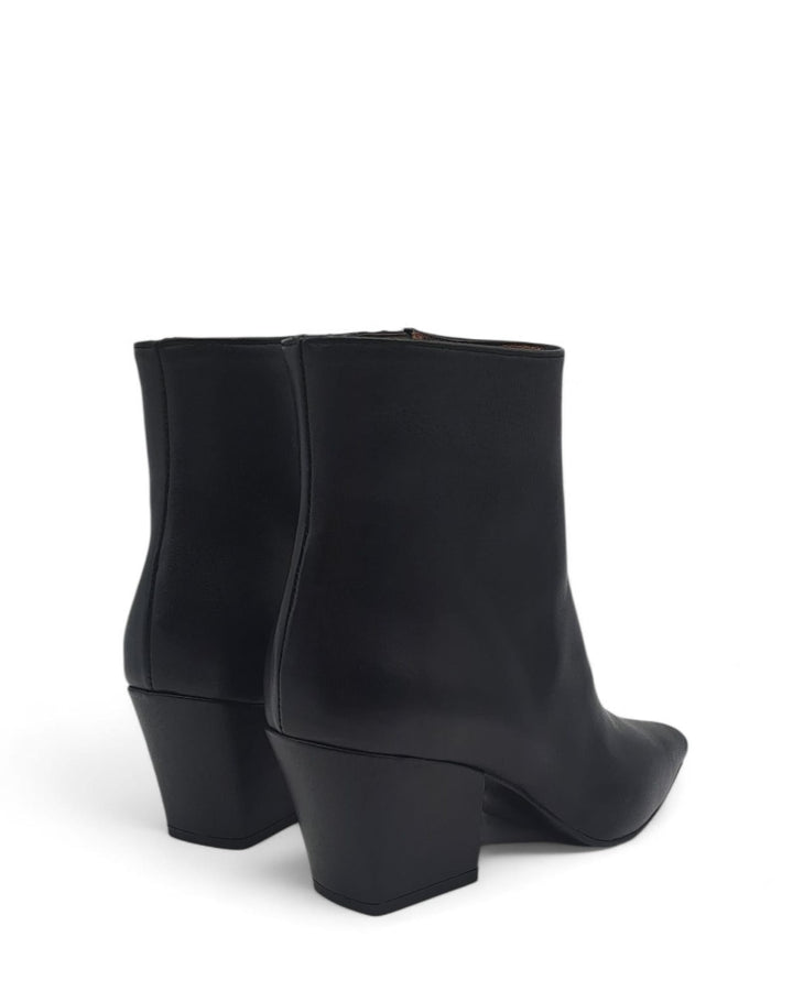 Tronchetto  Greta Pelle Nero