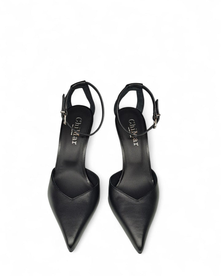Slingback Lucrezia Nappa Nero